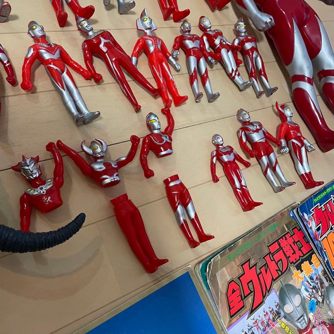 ウルトラマン ゴジラ レア レトログッズまとめ売り ソフビ Ultraman