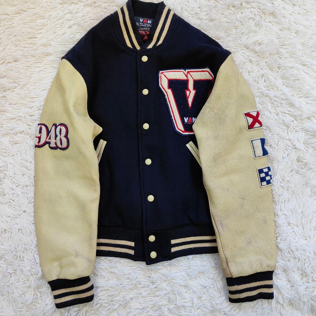 激レア】ヴィンテージ VAN ヴァンヂャケット レザースタジャン 日本製