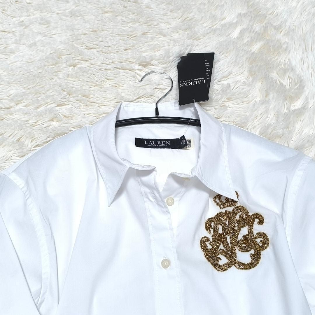 25年モデル 未使用タグ付き ローレンラルフローレン シャツ ブラウス M
