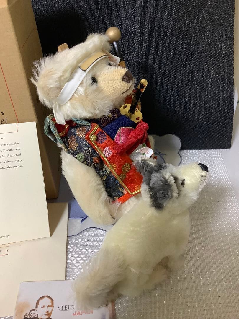 シュタイフSteiff Momotaro Bear and Dog Set限定品 - メルカリ