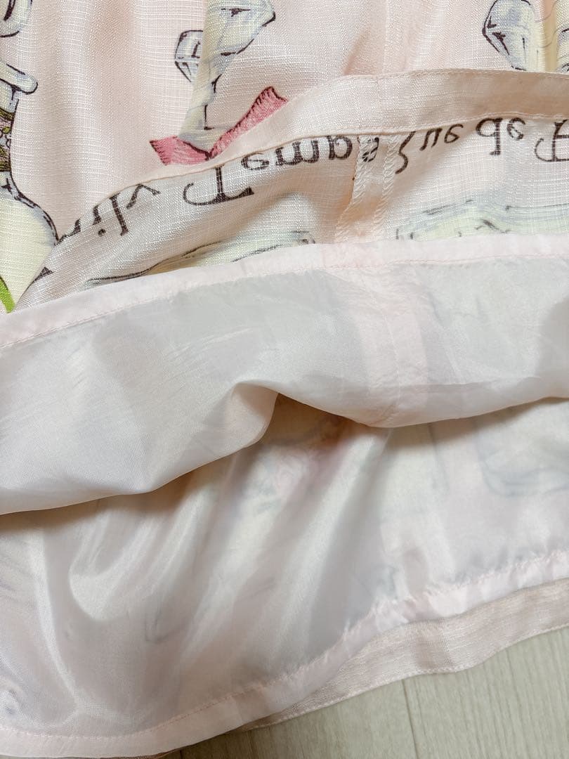 Emily Temple cute ラビットパフューム柄 JSK ピンク - メルカリ