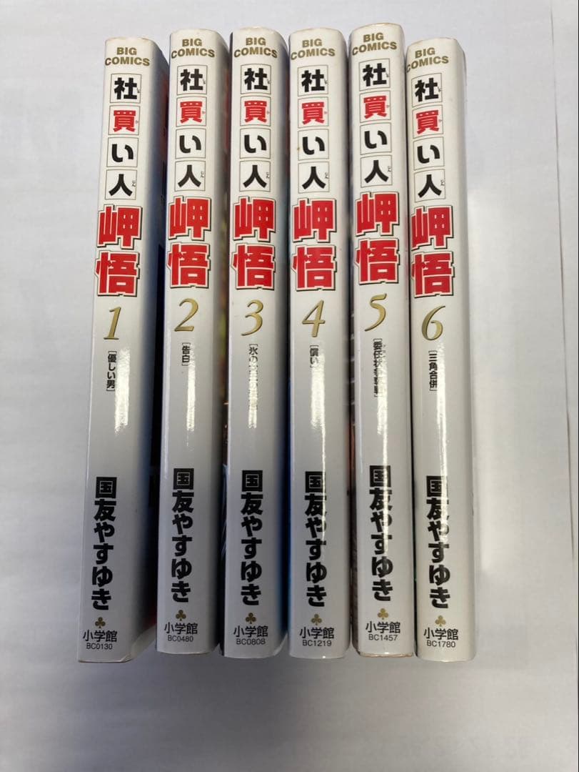 国友やすゆき全29冊、バツイチ ー愛を探して全19巻、社買い人岬悟6巻、時男4巻