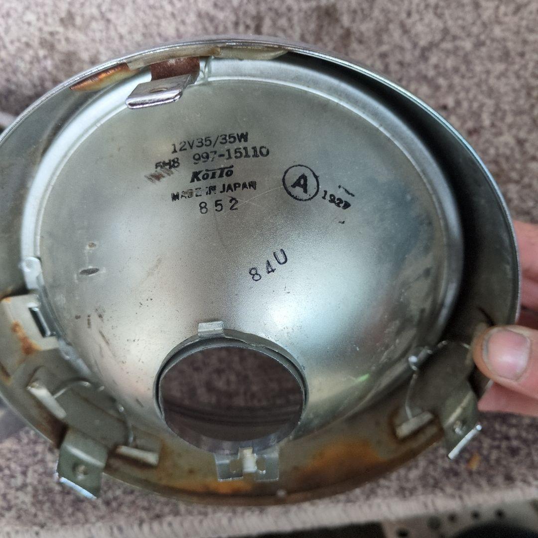 gt380純正ヘッドライト SUZUKI 厚リム KOITO - メルカリ