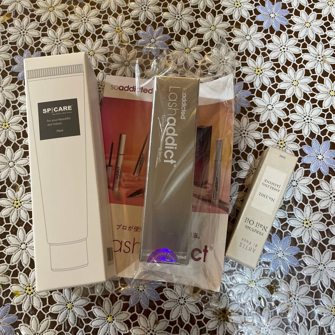 まつ毛美容液　ハンドクリーム　ネイルオイルのセット classic zoo ハンドクリーム ネイルオイル ギフトセット ウサギ ネコ