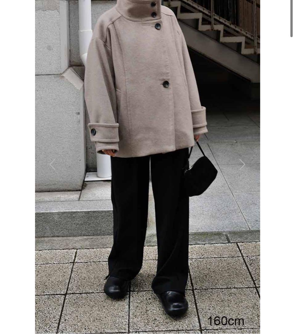 今期新作】machatt スタンドカラーウールコート - メルカリ