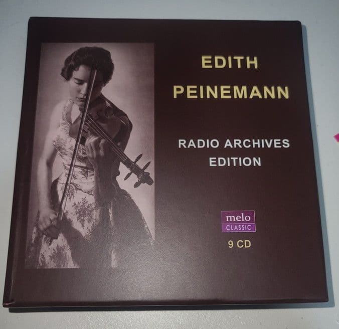 クラシック EDITH PEINEMANN RADIO ARCHIVES ED 9CD Edith Peinemann ∙ Radio Archives Edition ∙ 9CD Box