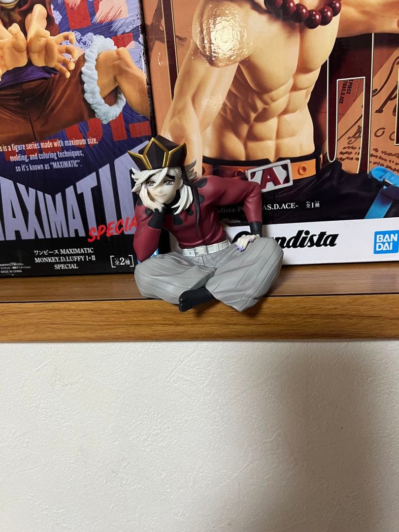 ラウンドワン限定品 鬼滅の刃 ヌードルストッパー童磨フィギュア✖︎2