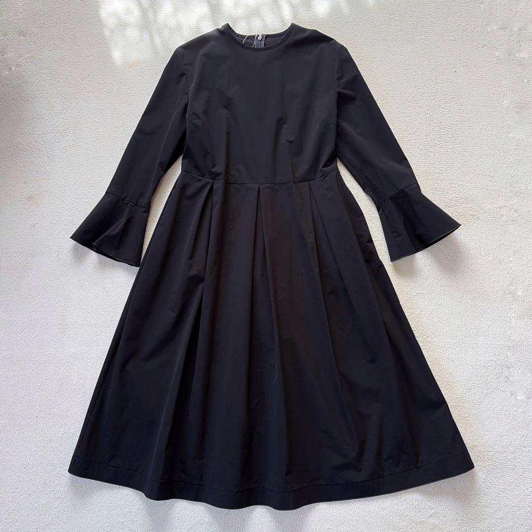 タグ付き Ballsey ストレッチタフタ ボックスタックワンピース