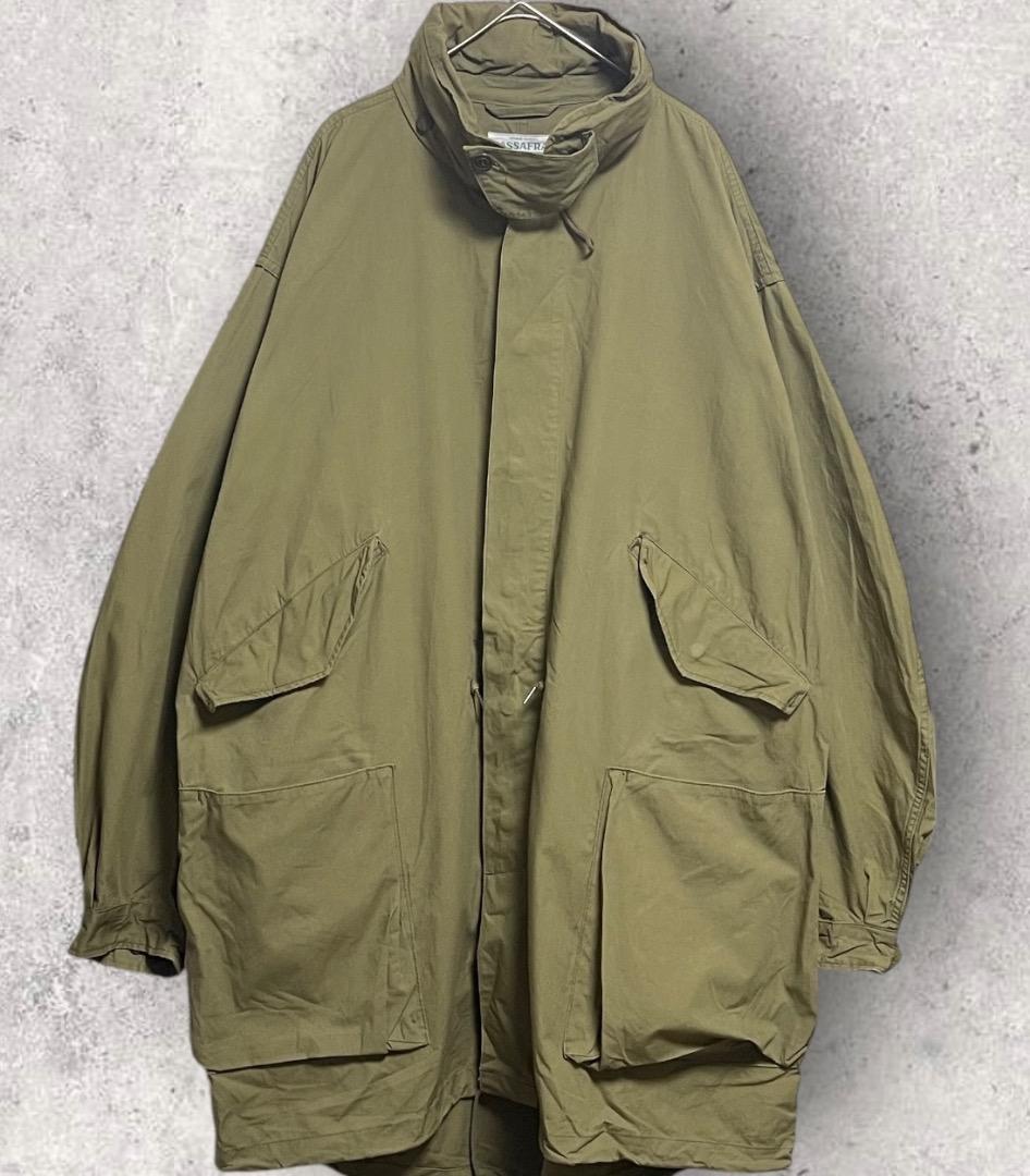 SASSAFRAS DIGS CREW COAT M-65 ミリタリー オリーブ SASSAFRAS『DIGS CREW COAT(C/CORDURA NYLON OXFORD)』(OLIVE