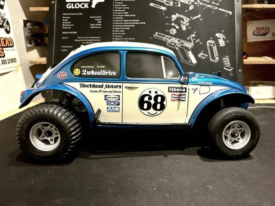 未走行】タミヤ ワーゲンオフローダー グラホシャーシ改 ESC、サーボ付