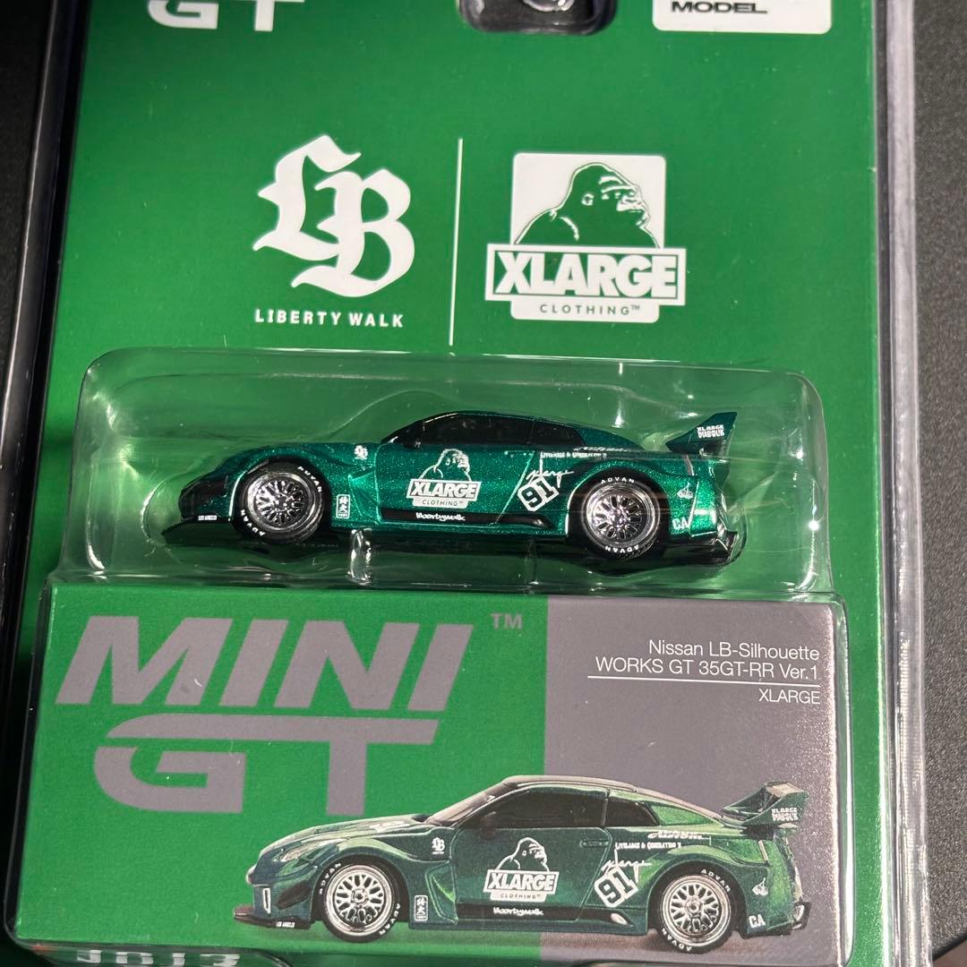 MINIGT LBWK × XLARGE GT NISSAN 35GT 緑 - メルカリ