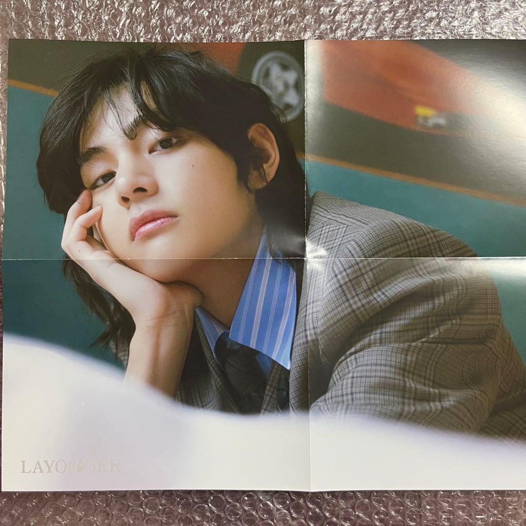 BTS V テヒョン テテ ソロアルバム Layover 付属品 紫 - メルカリ