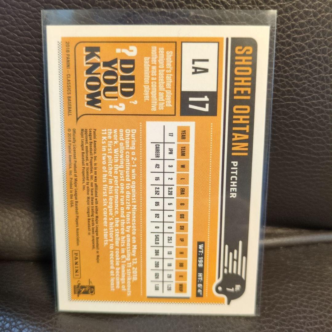 レア【大谷翔平】2018 ルーキーカード panini - メルカリ