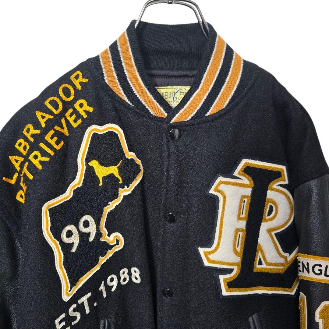 HEWITT USA レザースリーブ スタジャン ブラック L - メルカリ