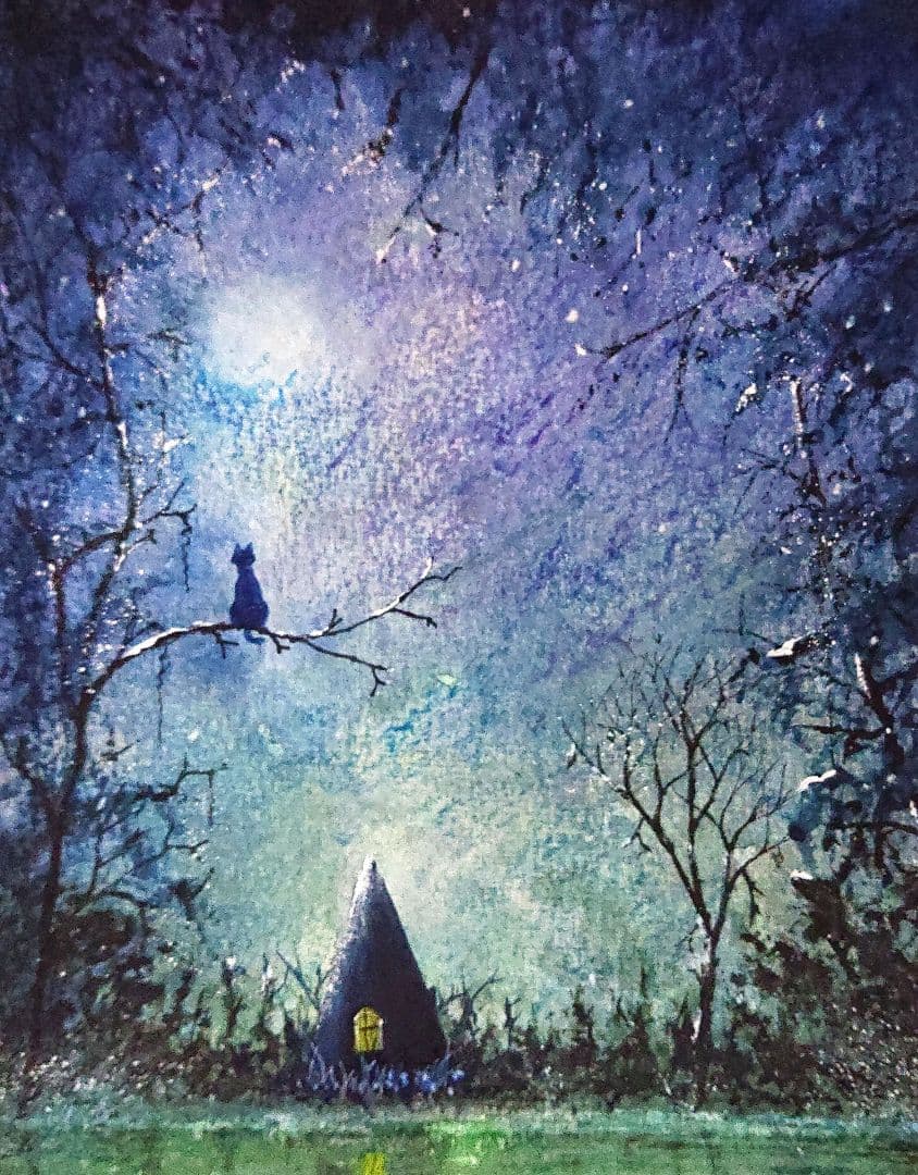 絵画 ☆ 魔法のNicolaの世界☆原画 ア−ト 風景画