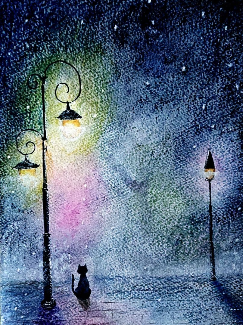 絵画 ☆ 魔法のNicolaの世界☆原画 ア−ト 風景画