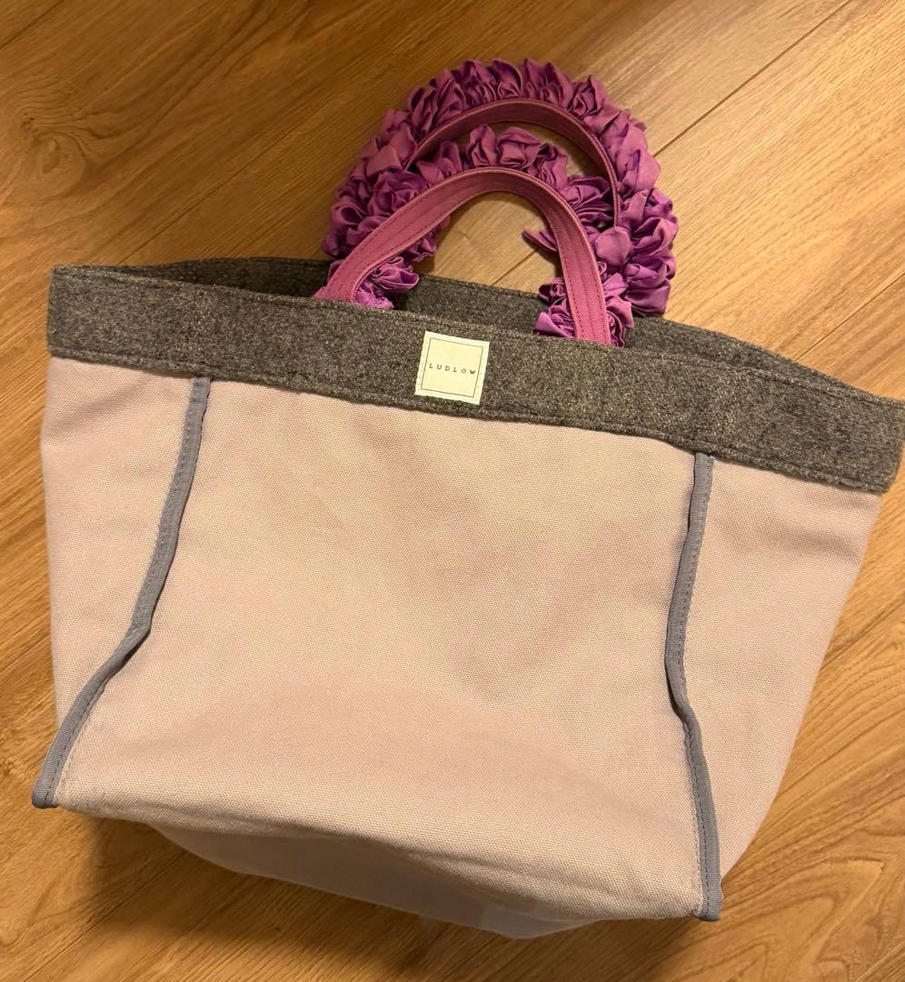 LUDLOW ラドロー グレープハンドル トートバッグ - メルカリ
