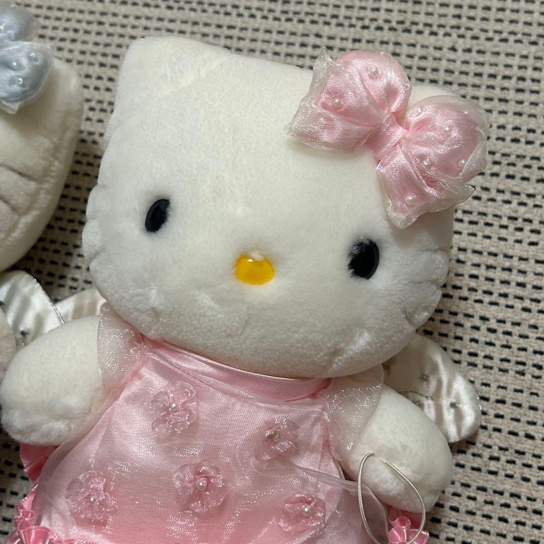 レア☆レトロ ハローキティ ぬいぐるみ 2人set - メルカリ