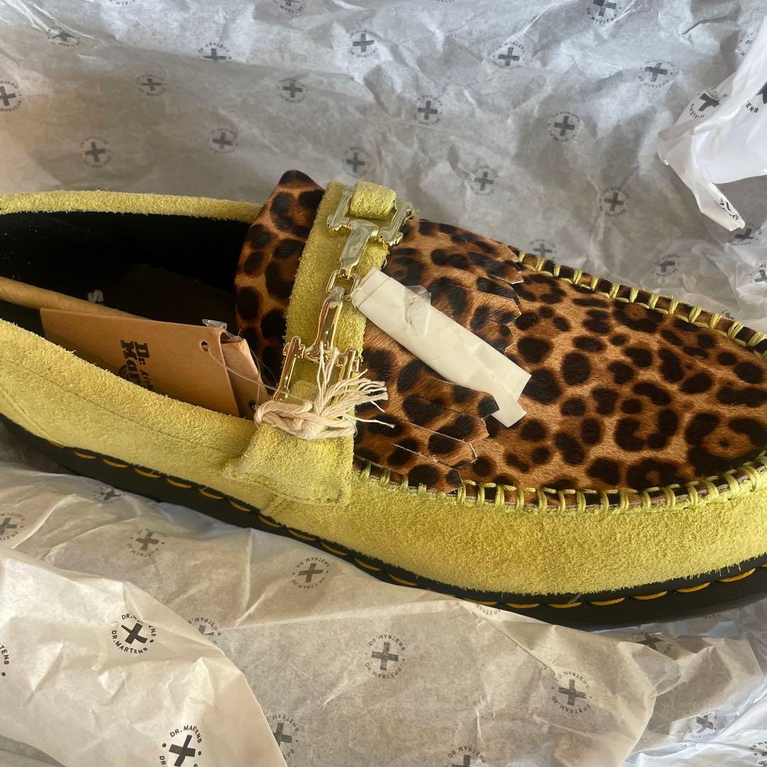 Dr.Martens Adrian Bone ローファー マーチン ヒョウ柄 - メルカリ