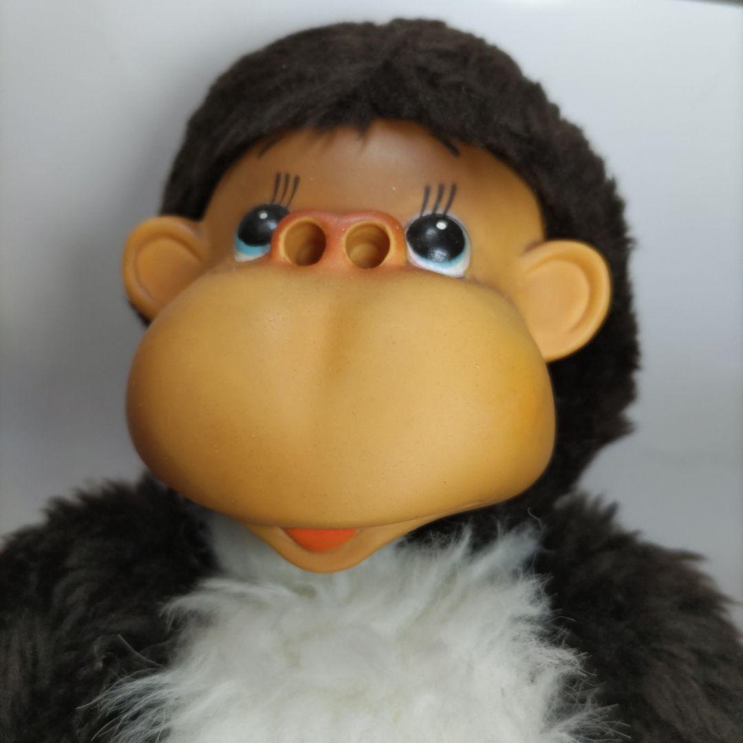 昭和レトロ モンチッチ風ゴリラのぬいぐるみ - メルカリ