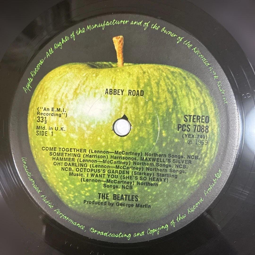 ビートルズ 名盤 レコード アビーロード UKオリジナル盤 レフト