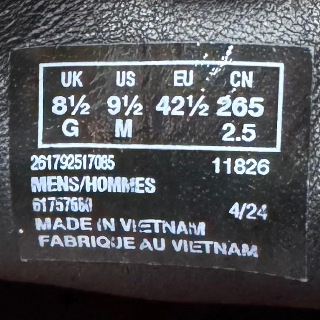 【大特価】クラークス ワラビー ゴアテックス 黒 スエード 26.5cm