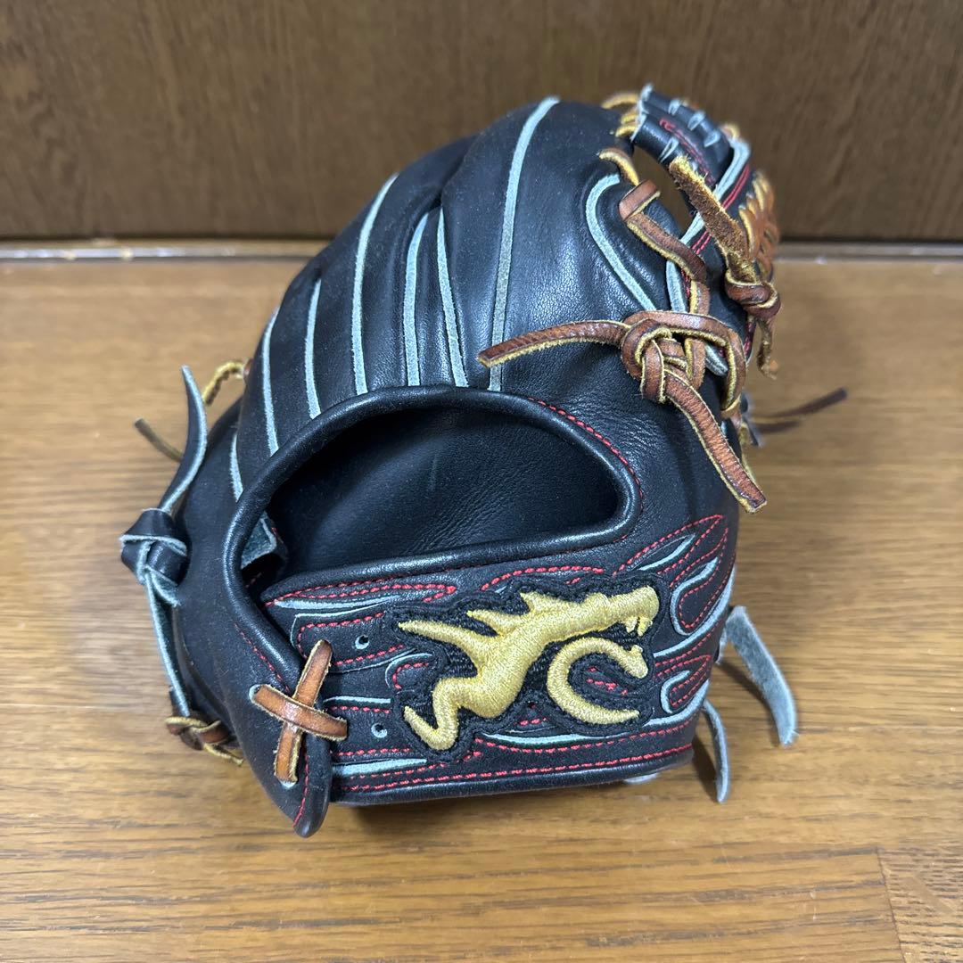リュウ　ryu グローブ　硬式　グラブ　内野手　ブラック 楽天市場】GLOVE STUDIO RYU リュウ 硬式グラブ キップレザー 野球