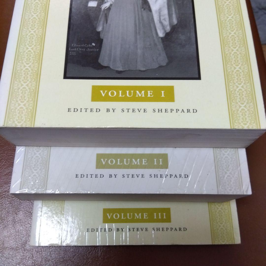 洋書・英米法 エドワード・コーク選集全 3巻 ,,コモン・ロー クック