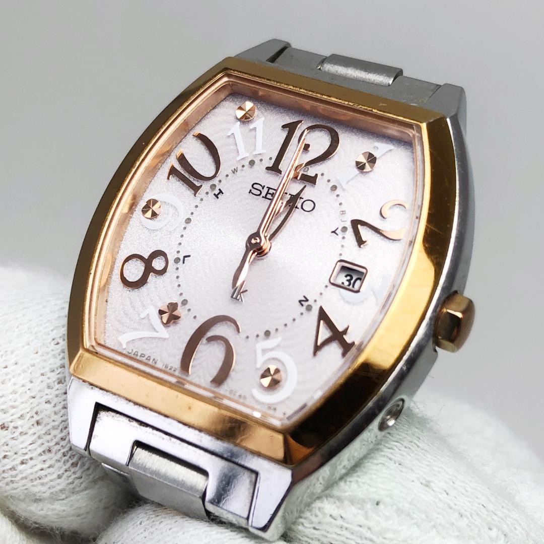 箱・コマ付き】セイコー／ルキア 1B22-0BB0／ソーラー電波 - メルカリ