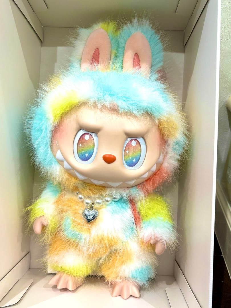 本物POP MART Rock The Universe ラブブ巨大　ぬいぐるみ THE MONSTERS Big into Energy Series-ROCK THE UNIVERSE Vinyl Plush