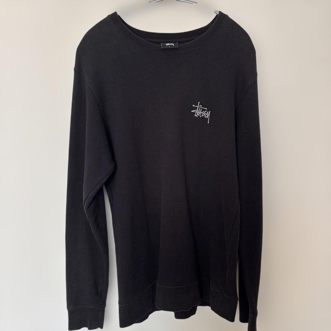 Stussy ブラック スウェット L - メルカリ