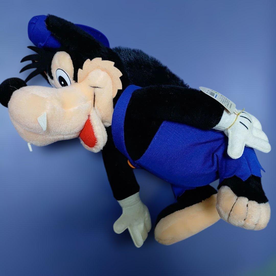 東京ディズニーランド　ビッグバッドウルフ　ぬいぐるみ　昭和レトロ ビッグ・バッド・ウルフデザイン！東京ディズニーランド『三匹の子ぶた