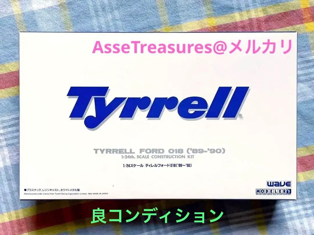 良状態 当時モノ WAVE/モデラーズ 1/24 ティレル・フォード 018 - メルカリ