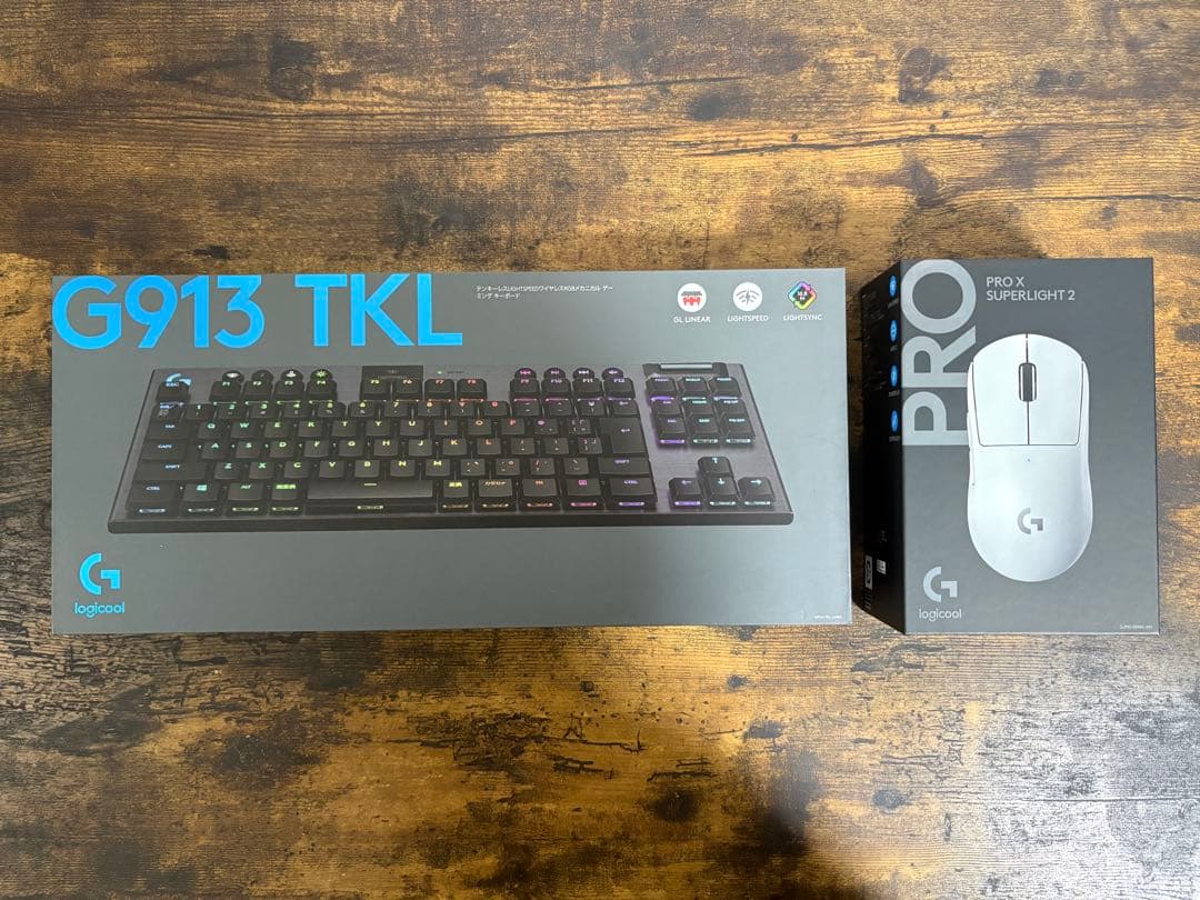 Logicool マウスg pro x 2 キーボードセット g913 tkl - メルカリ