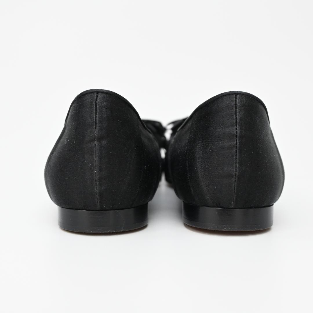 □ □ 149☆年 07P CHANEL シャネル リボンパンプス ココマーク