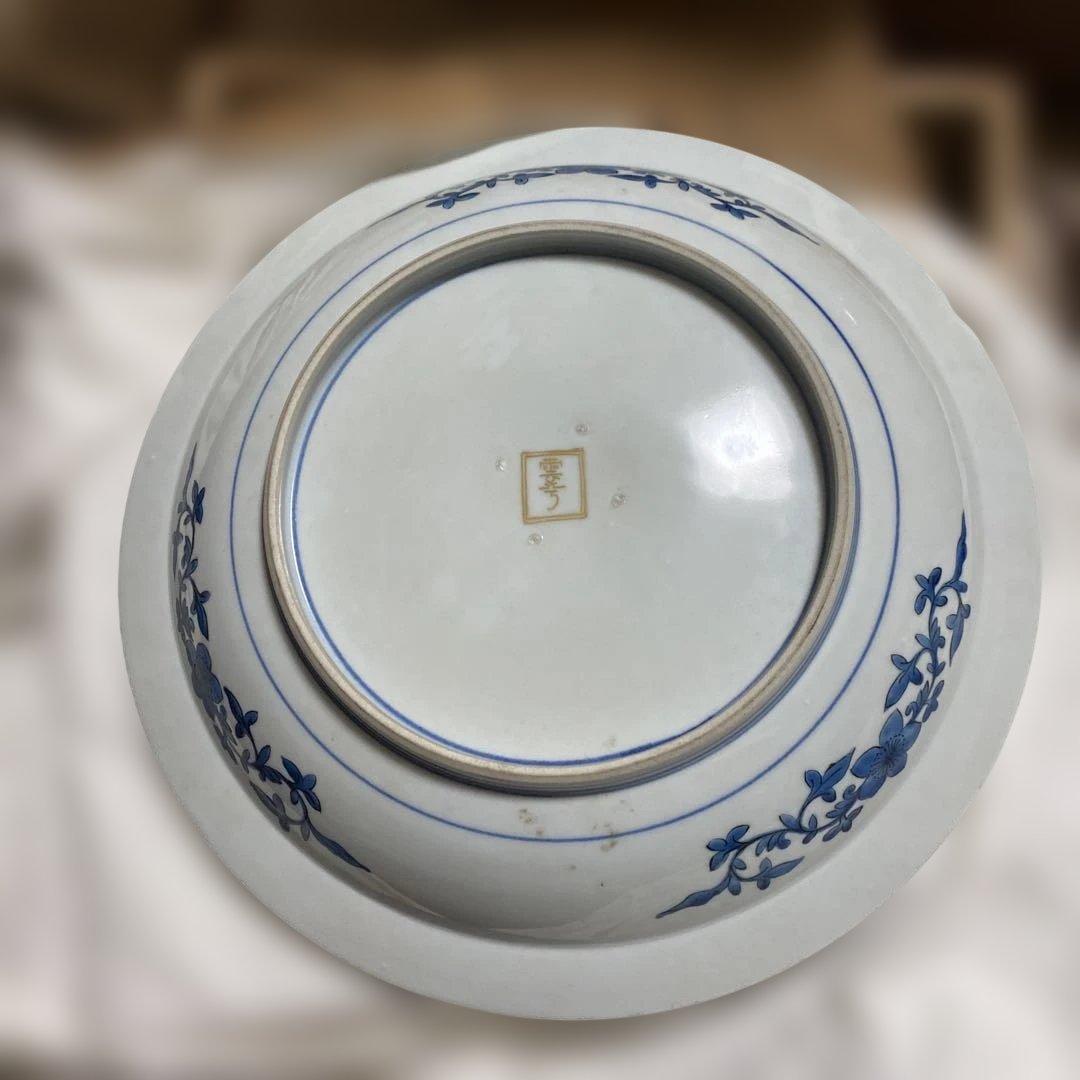 金彩鳥紋 平鉢 九谷 北山雲平氏作 37㎝ 共箱入 - メルカリ