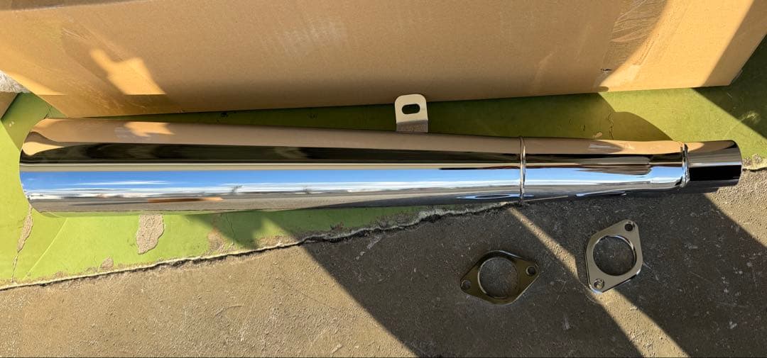 新河岸 シンガシメガホン ホーク cb250t cb400t マフラー 84メガ