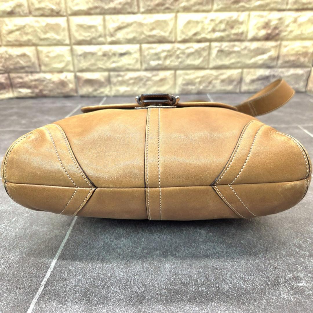 COACH オールドコーチ ソーホー ショルダーバッグ レザー キャメルの