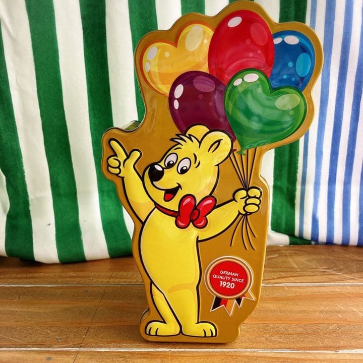 ハリボー 100周年記念ゴールドベア缶 HARIBO 缶のみ - メルカリ