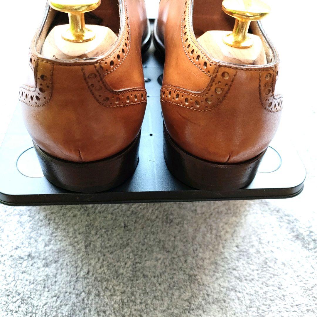★美品★トレーディングポストbyアルマス【24.5cm】セミブローグ　茶色