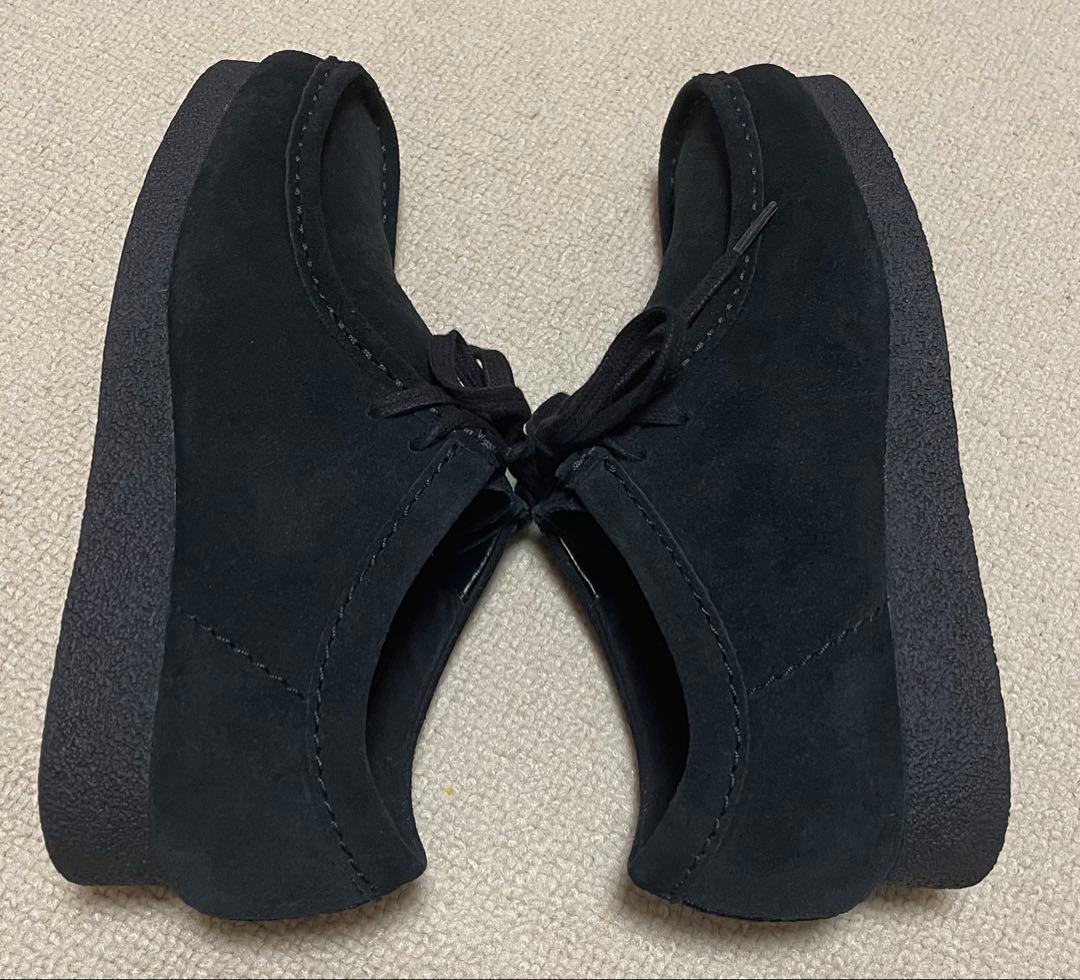 Clarks Wallabees ブラック モカシン　24.5cm
