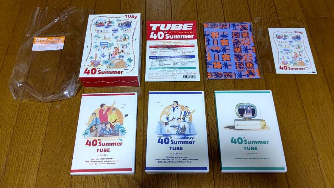 [新品同様 おまけ付 DVD3枚組] TUBE 40th Summer