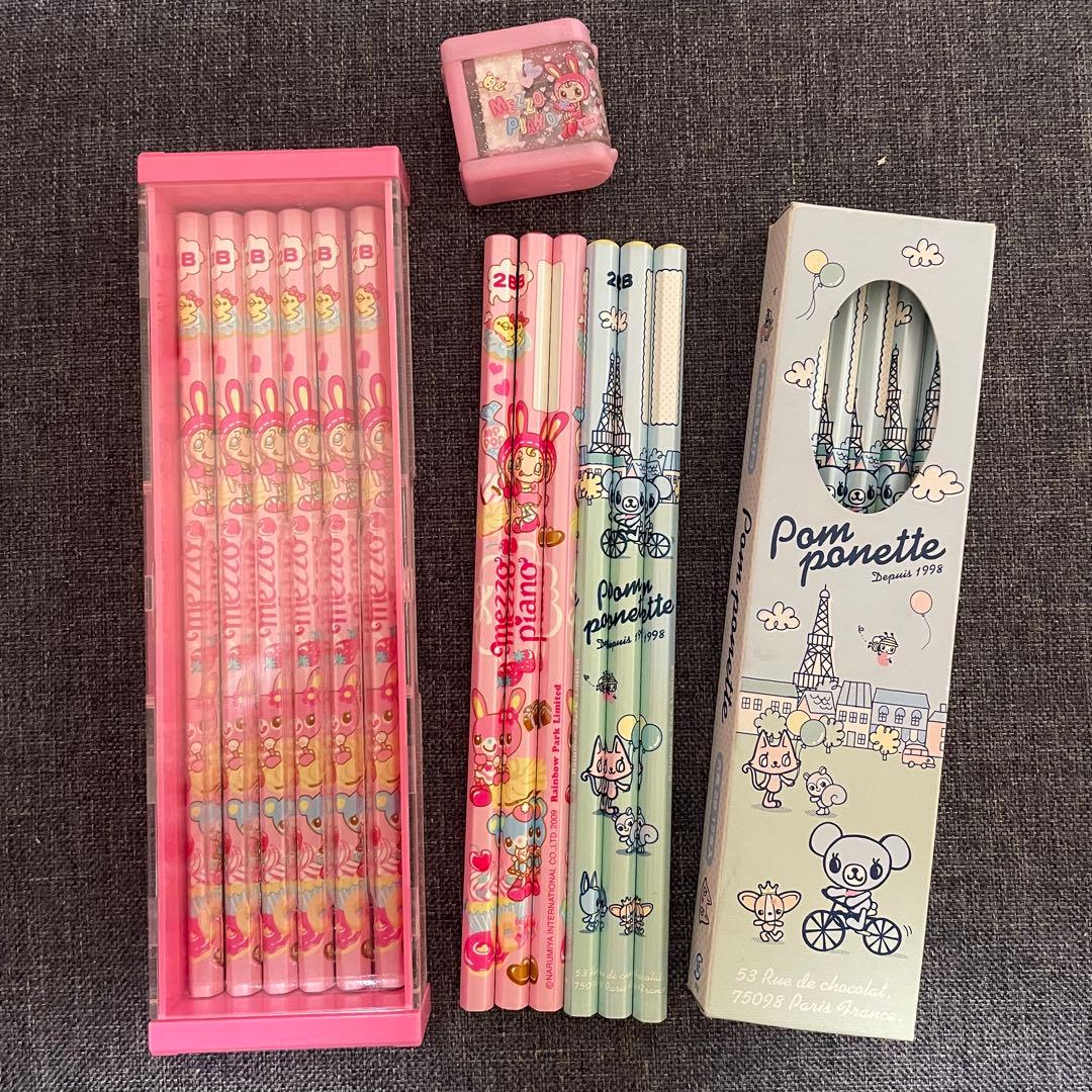 当時物 メゾピアノ ポンポネット 鉛筆 鉛筆削り まとめ売り - メルカリ