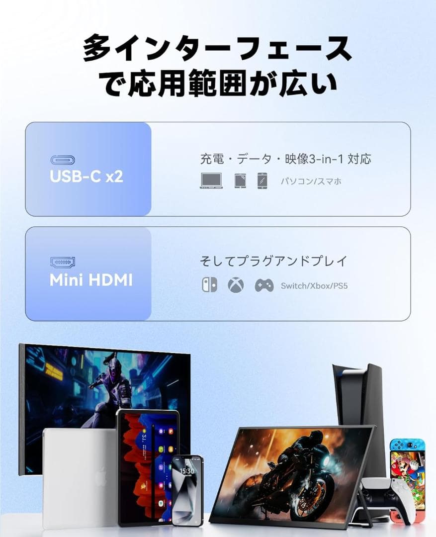 UWHポータブルディスプレイ 18.5インチ 未使用近い - メルカリ