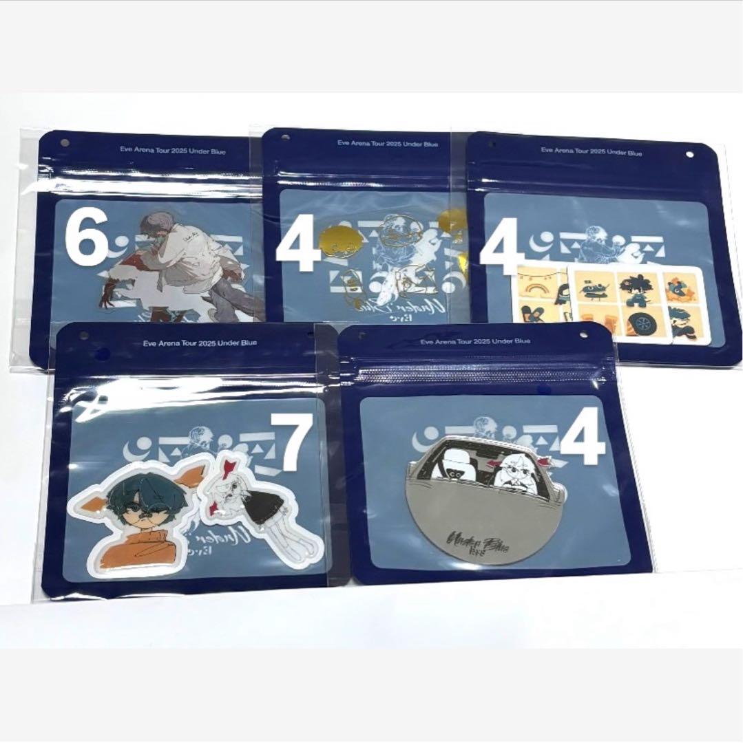 Eve Under Blue くじ G賞 ラバーチャーム 2種セット - メルカリ