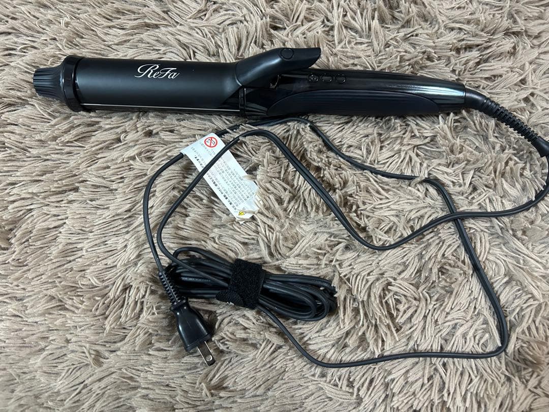 ReFa リファ カールヘアアイロン 38mm ブラック ReFa CURL IRON PRO リファカールアイロン プロ (直径38mm /色ブラック)