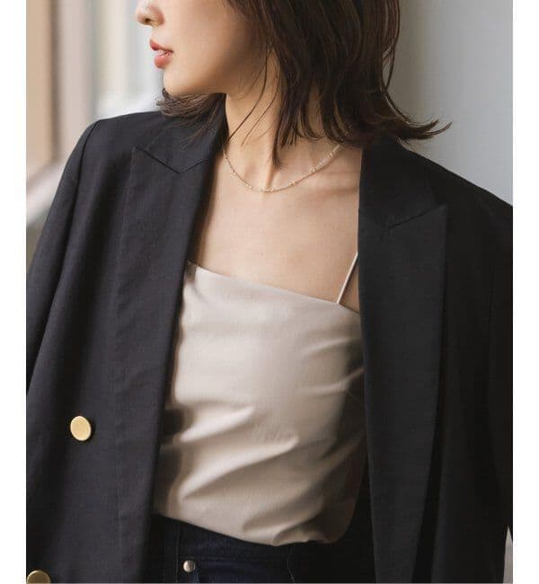 【新品未使用】NOBLE　バックラインスイマーキャミ　ベージュ バックラインスイマーキャミ（カップ付きインナー）｜NOBLE（ノーブル