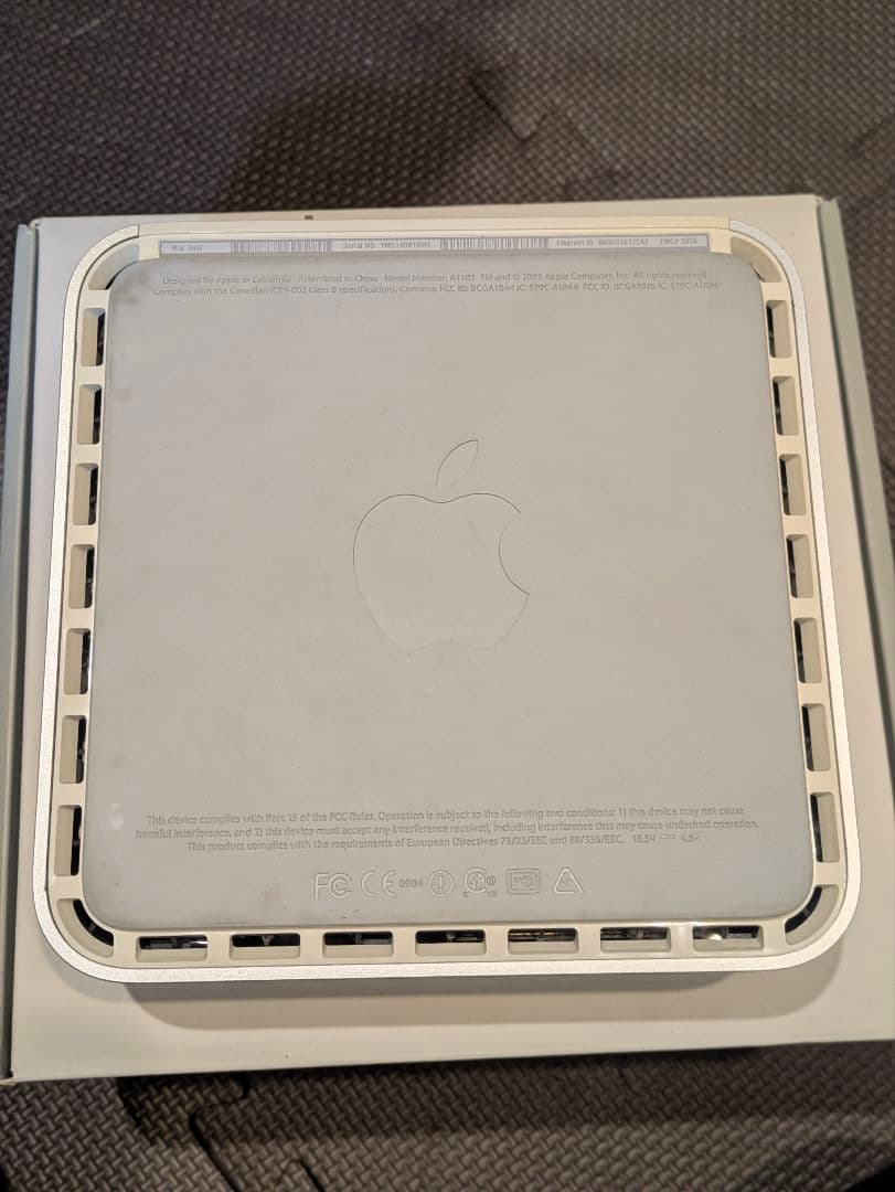 Macデスクトップ Mac Mini G4 (late 2005) 1.42GHz 1GB/80GB