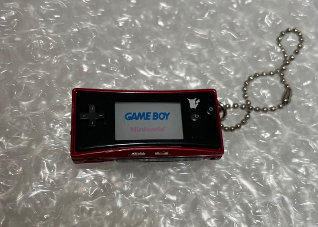 ゲームボーイミクロ キーホルダー ミニチュア ガチャガチャ フィギュア