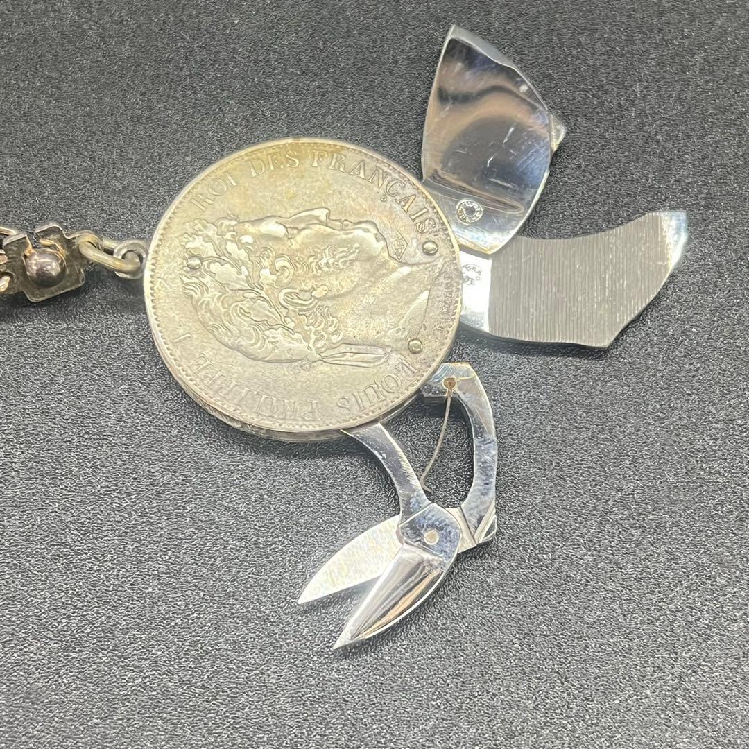 希少品】Eloi エロア コインナイフ 銀貨 5フラン 箱 タグ付 01